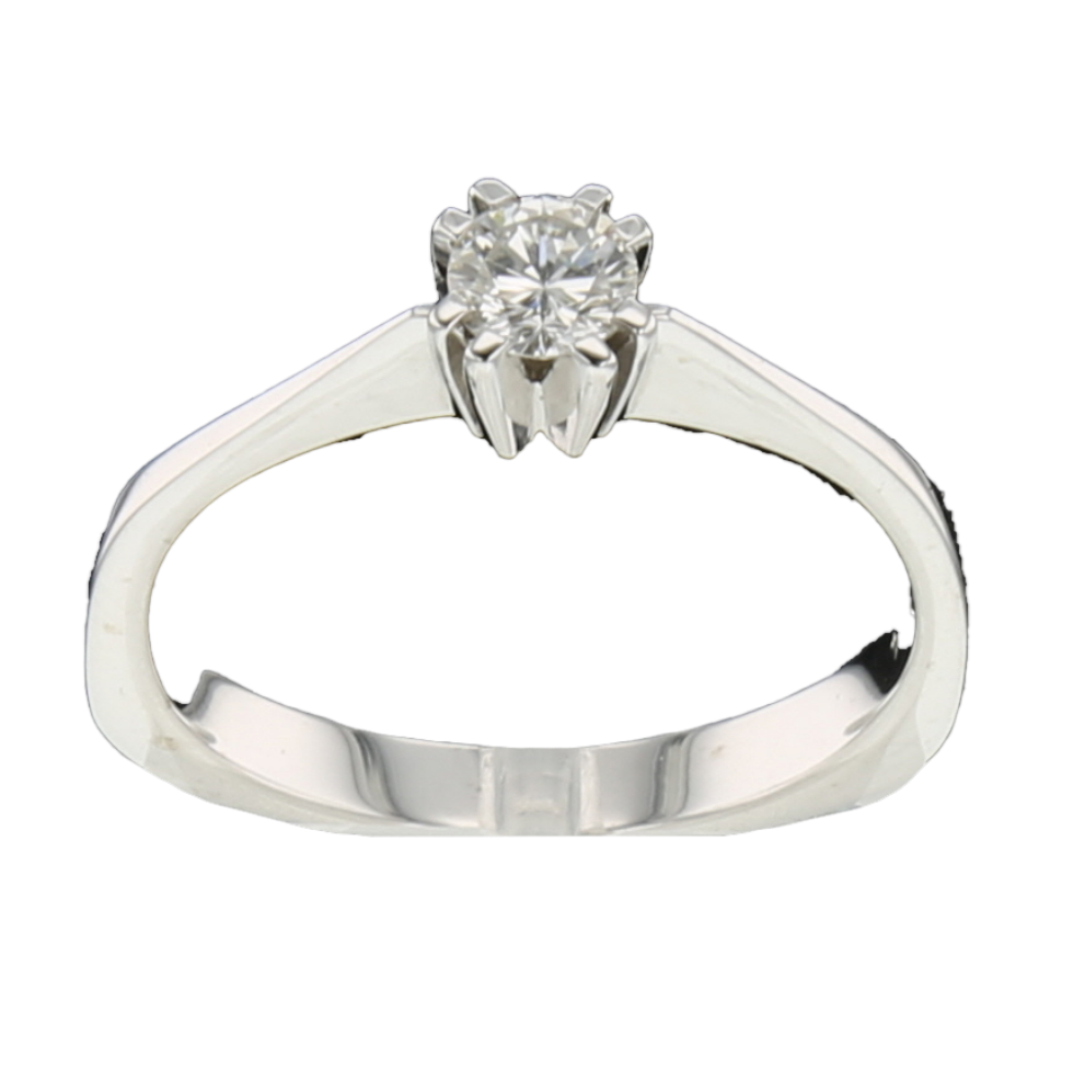SOLITAIRE_OR_GRIS_DIAMANT_0.33_CARATS image