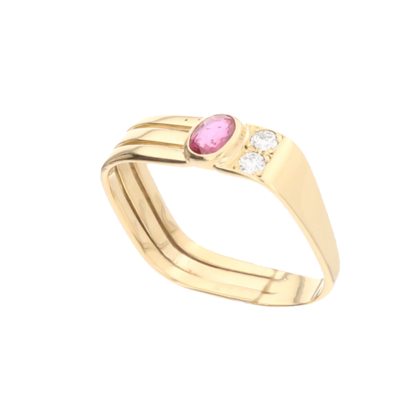 BAGUE_CARRE_OR_JAUNE_TOURMALINE image