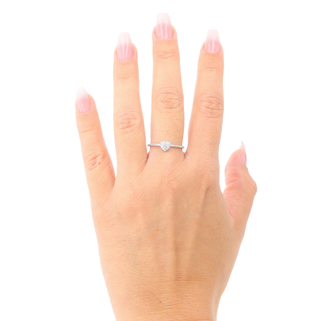 BAGUE_TRESSEE_COEUR_PAVE image