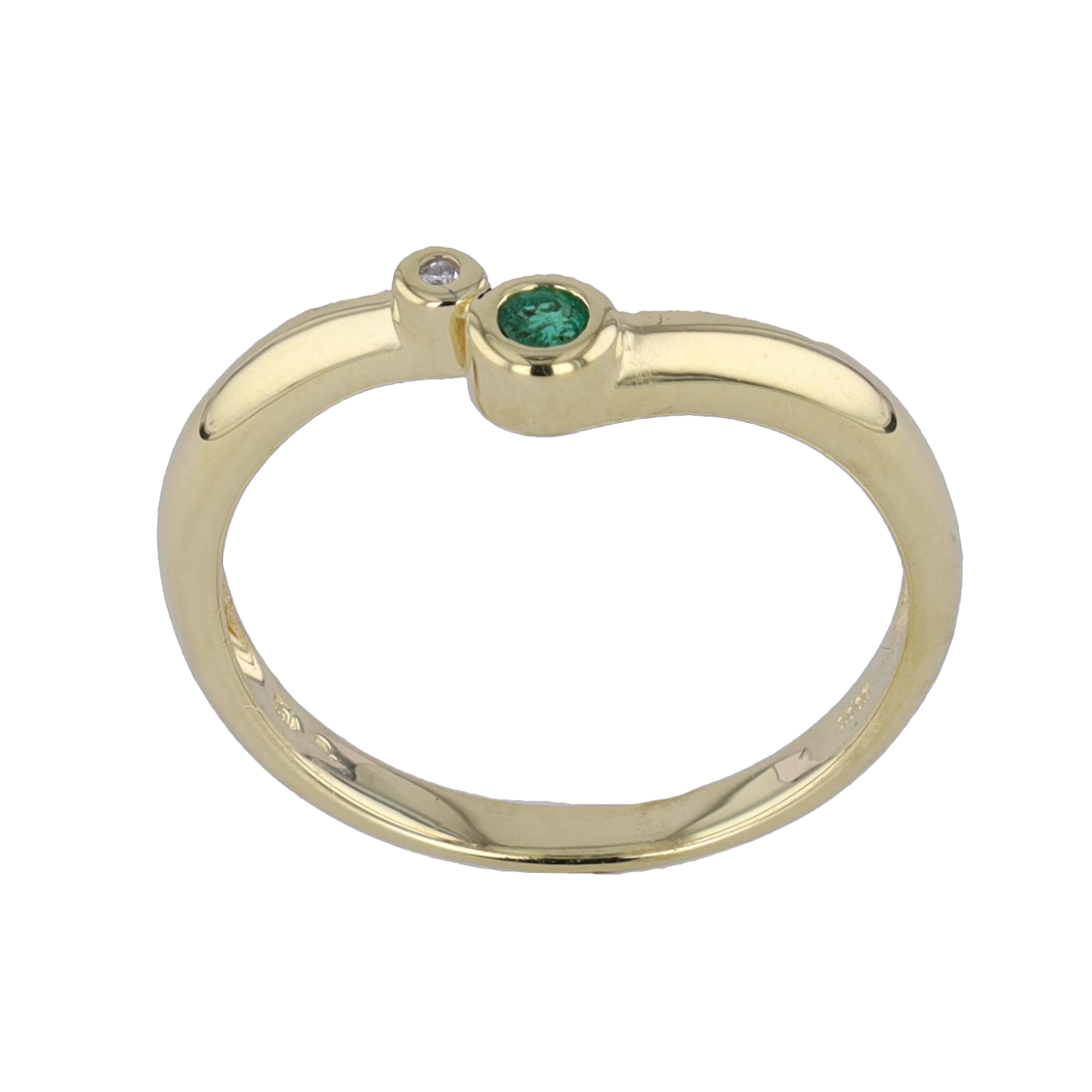 BAGUE_OR_JAUNE_EMERAUDE_ET_DIAMANTS image