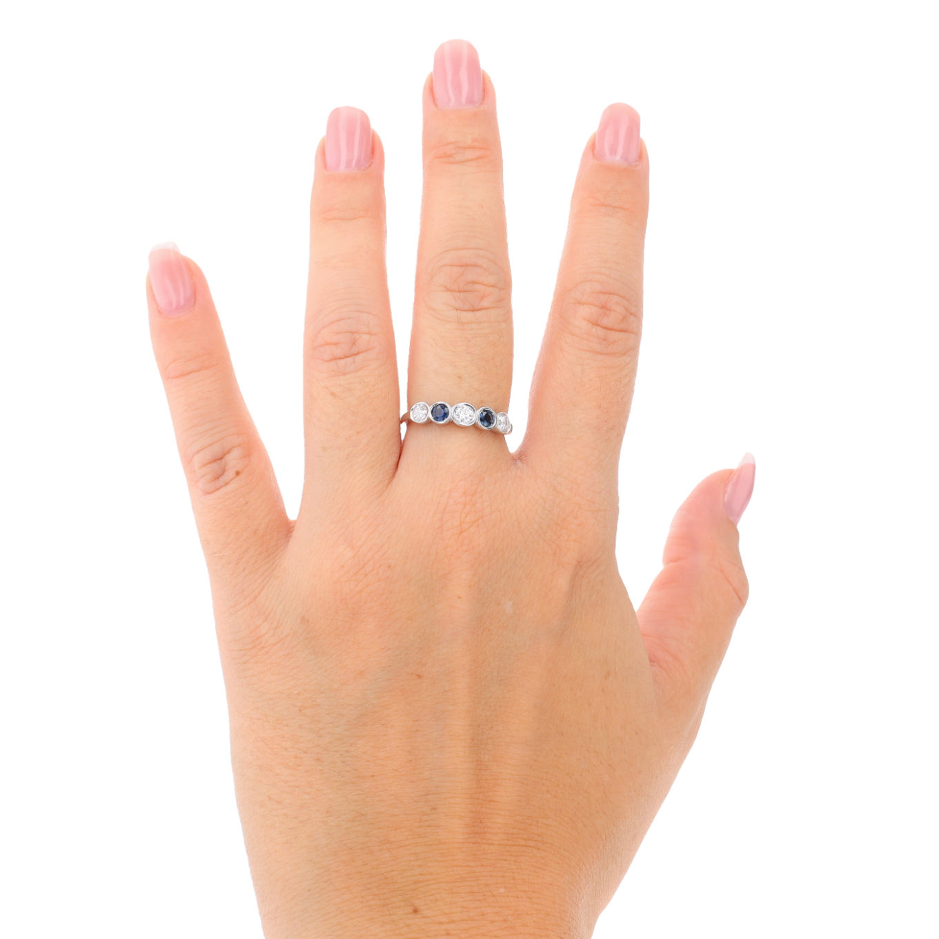 BAGUE_OR_GRIS_DIAMANTS_SAPHIRS image
