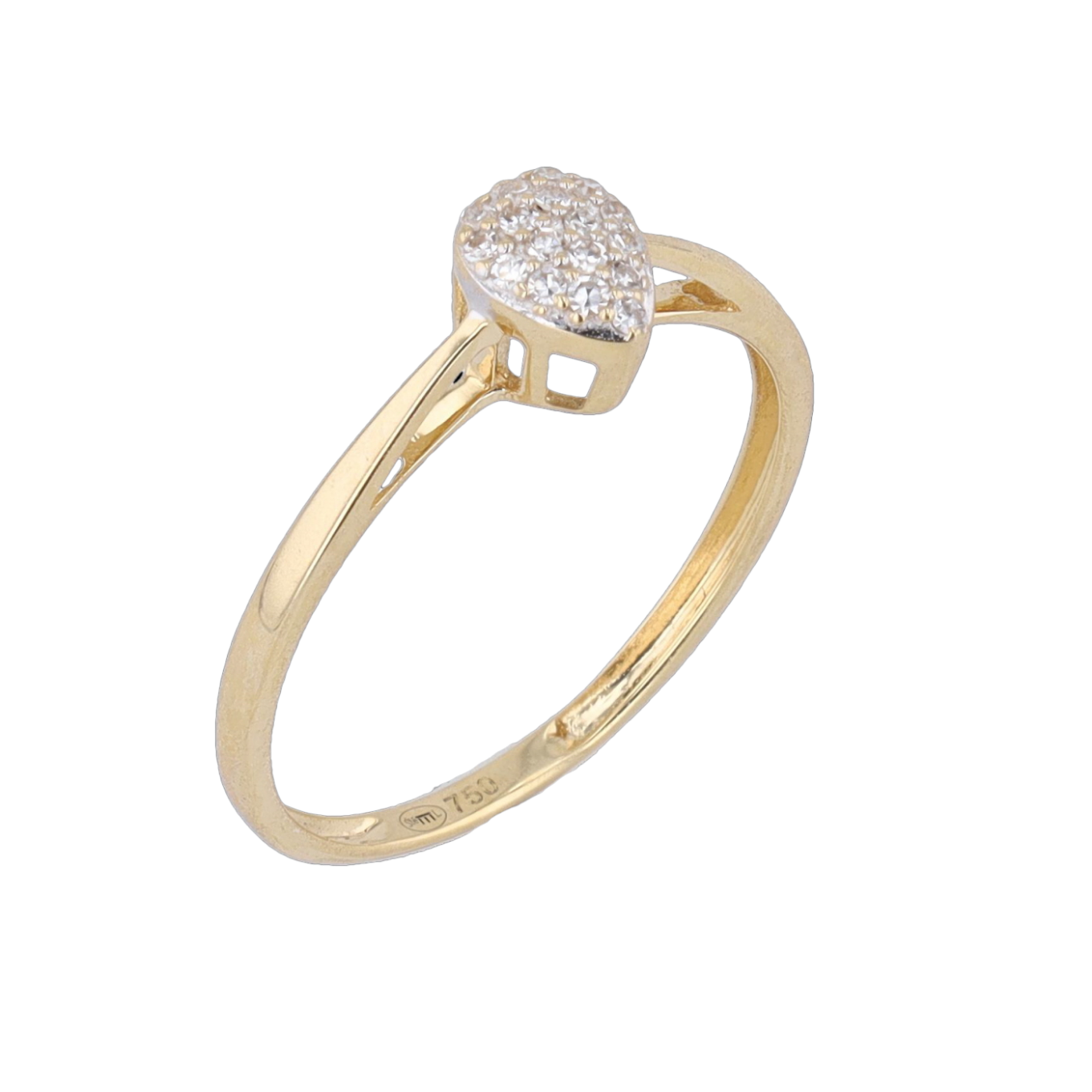 BAGUE_OR_JAUNE_DIAMANTS_GOUTTE_D'EAU image