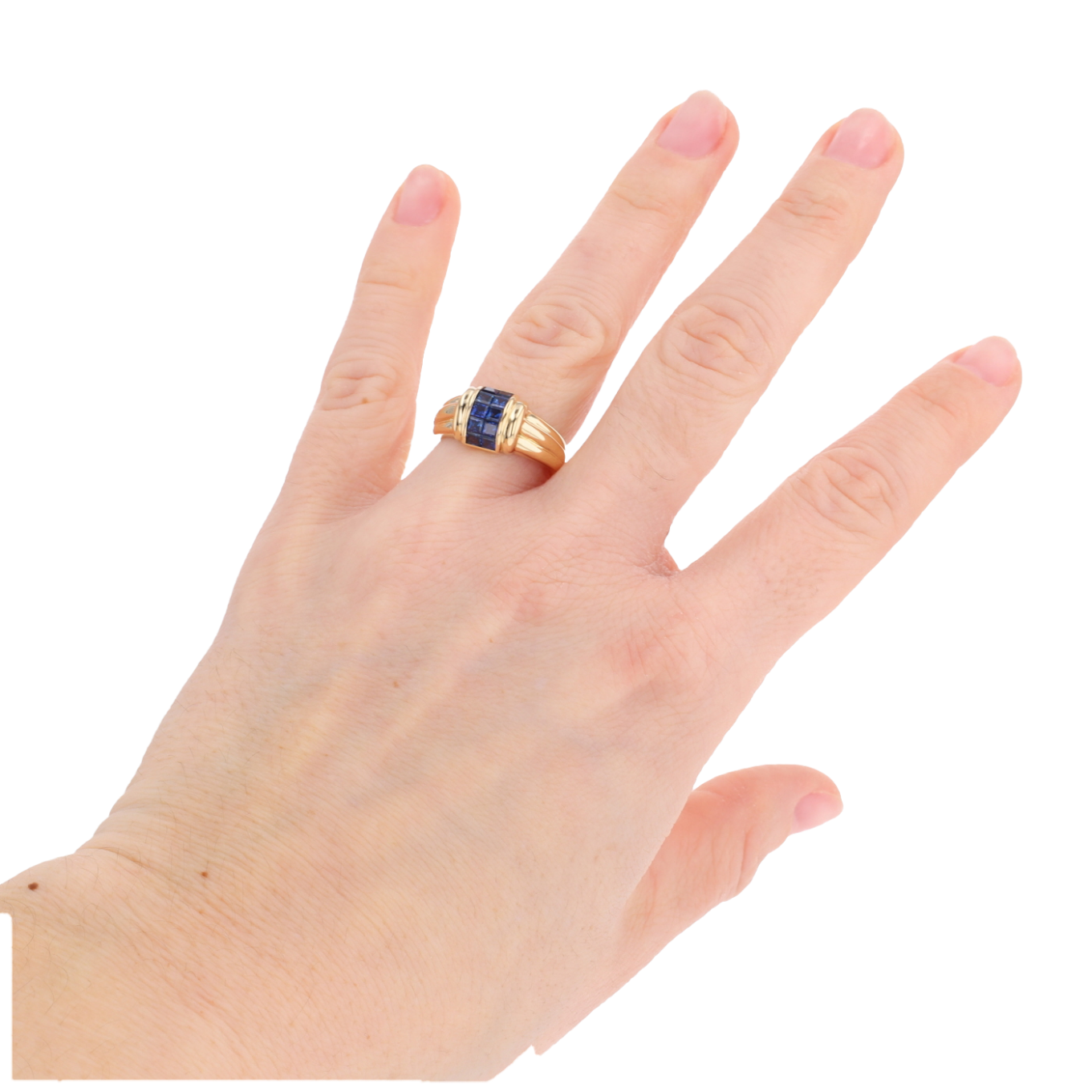 BAGUE_BUCHERER_OR_JAUNE_SAPHIRS image