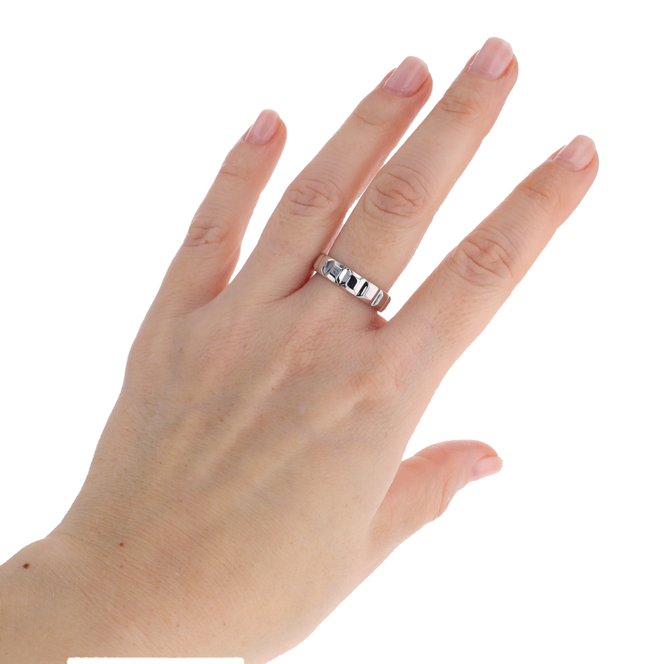 BAGUE_BOUCHERON_QUATRE_CLOU_DE_PARIS_EN_OR_GRIS image