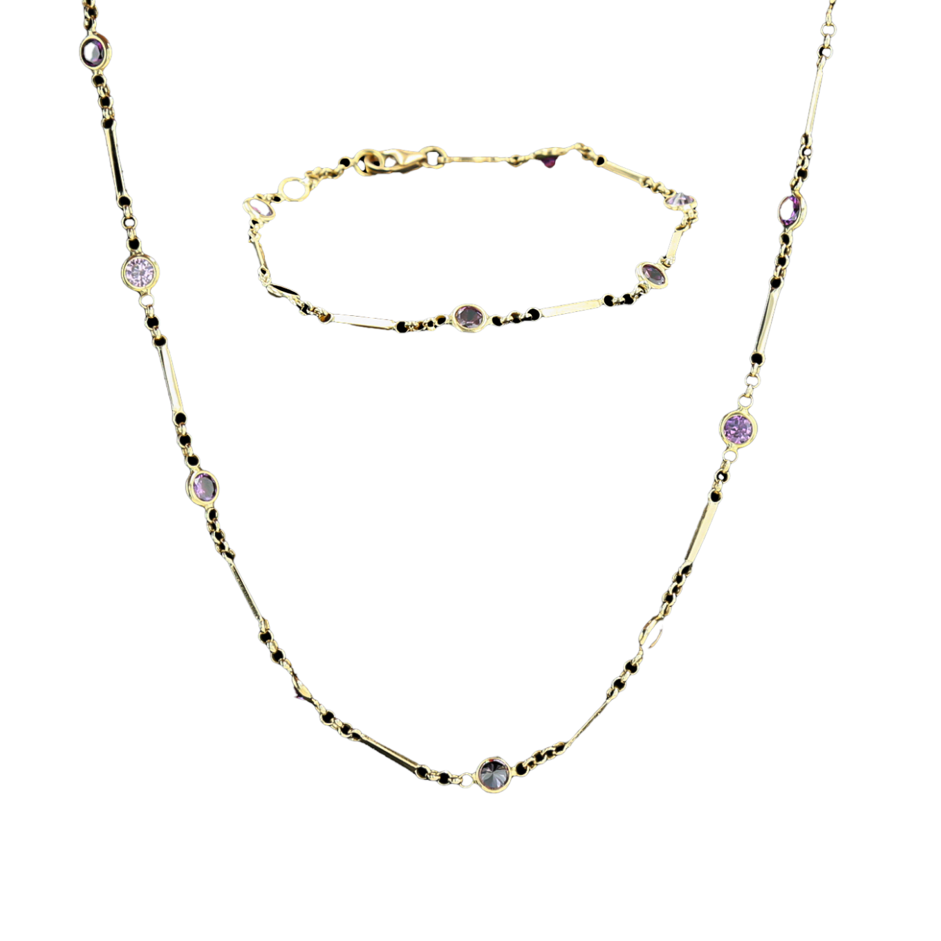 PARURE_OR_JAUNE_750___18_CARATS_AMETHYSTES image