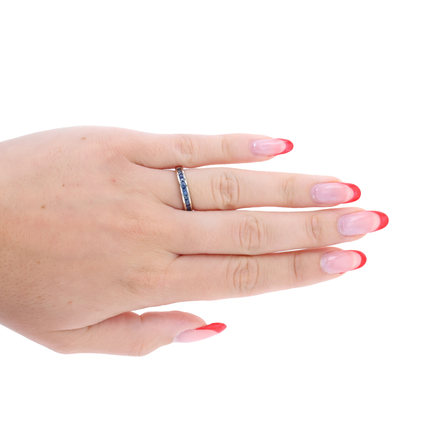 BAGUE_DEMI-TOUR_SAPHIRS image