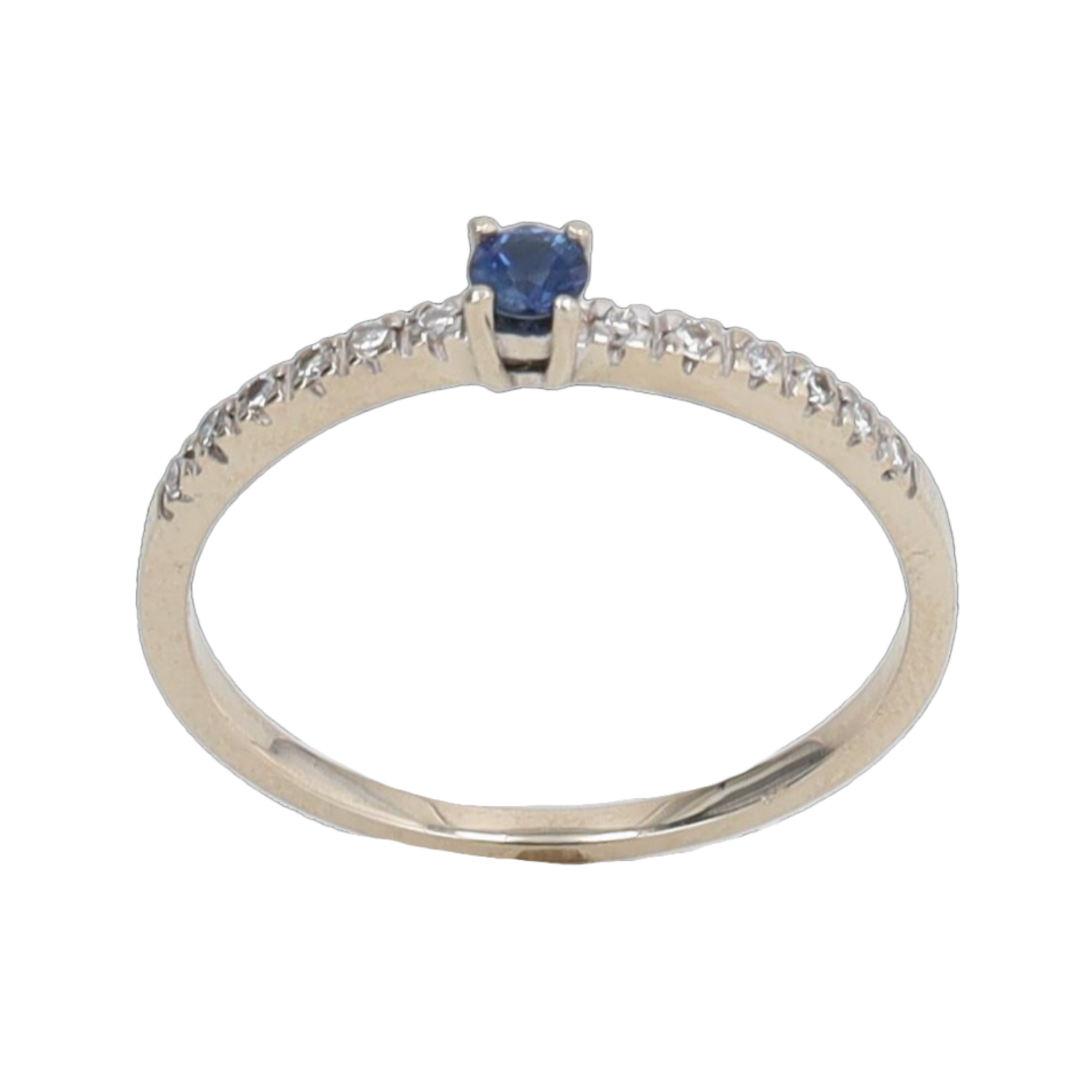 BAGUE_SOLITAIRE_OR_JAUNE__SAPHIR_ET_DIAMANTS image