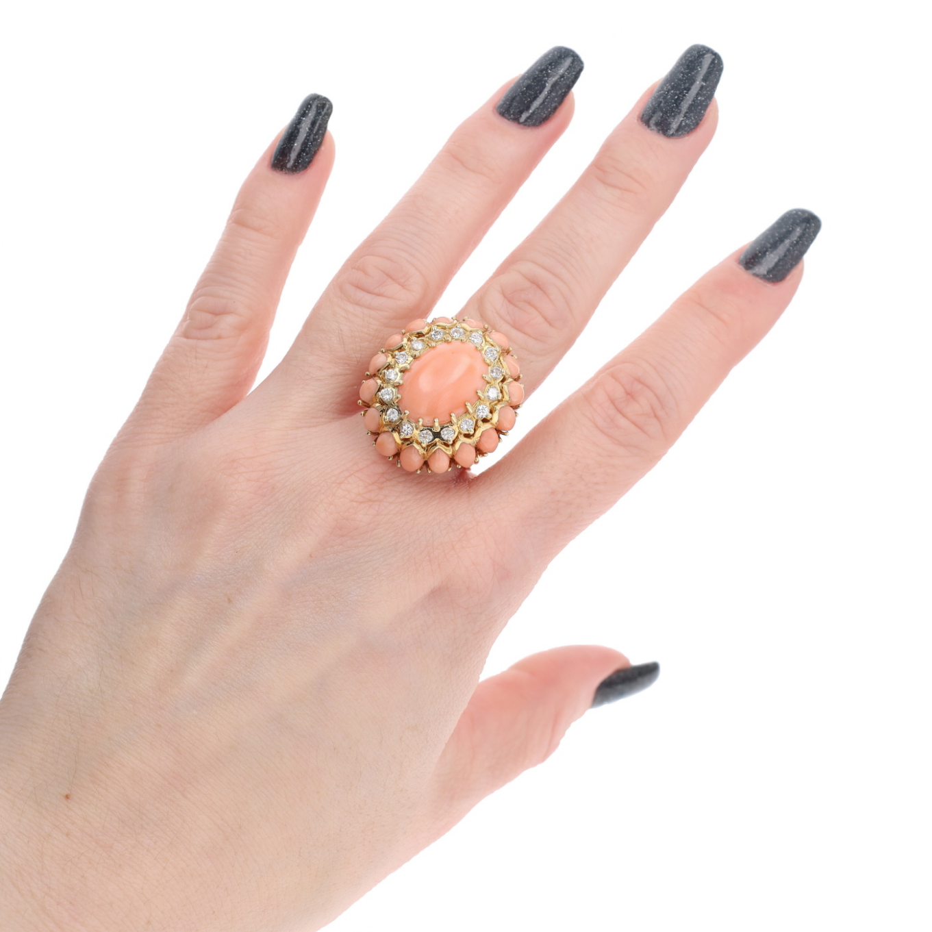 BAGUE_COCKTAIL_CORAIL_&_DIAMANTS image