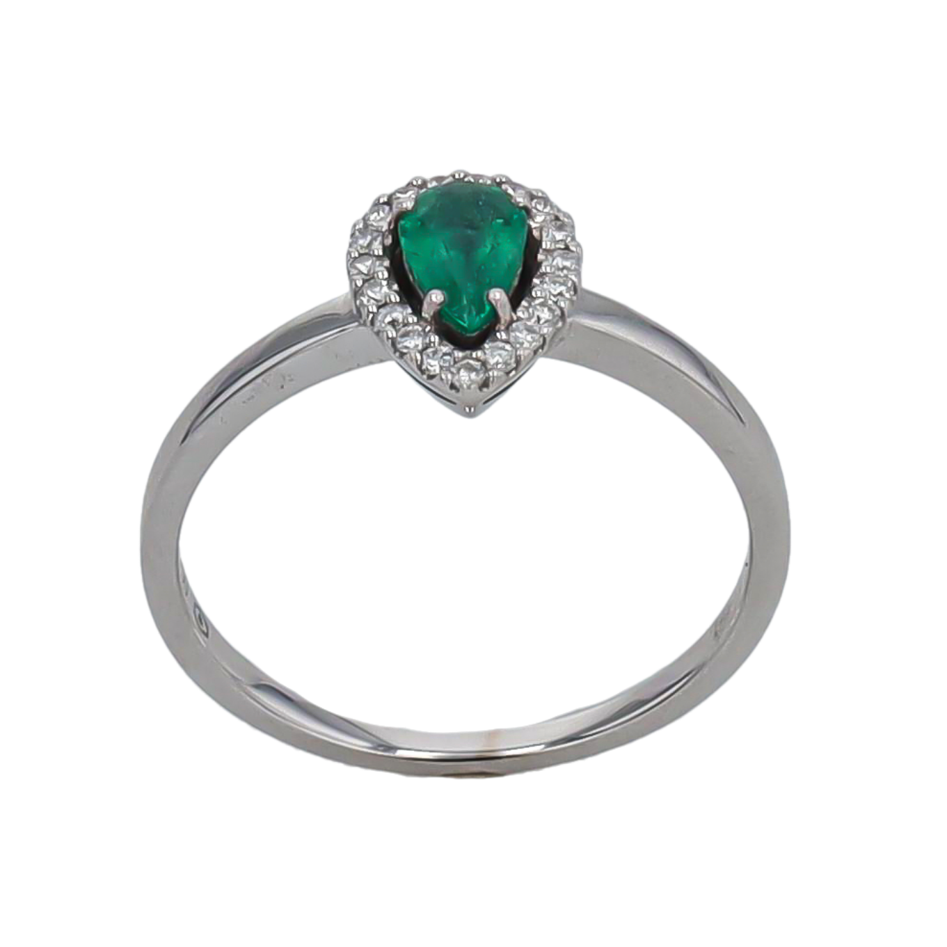 BAGUE_HALO_EMERAUDE_POIRE_&_DIAMANTS image
