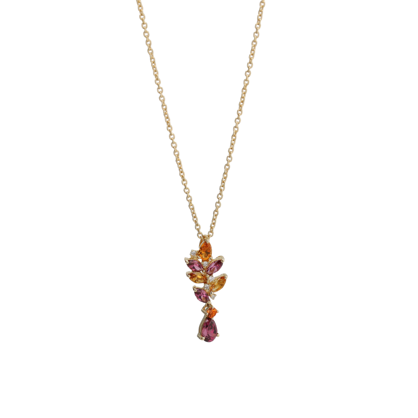 COLLIER_PENDENTIF_CITRINE_&_GRENAT image