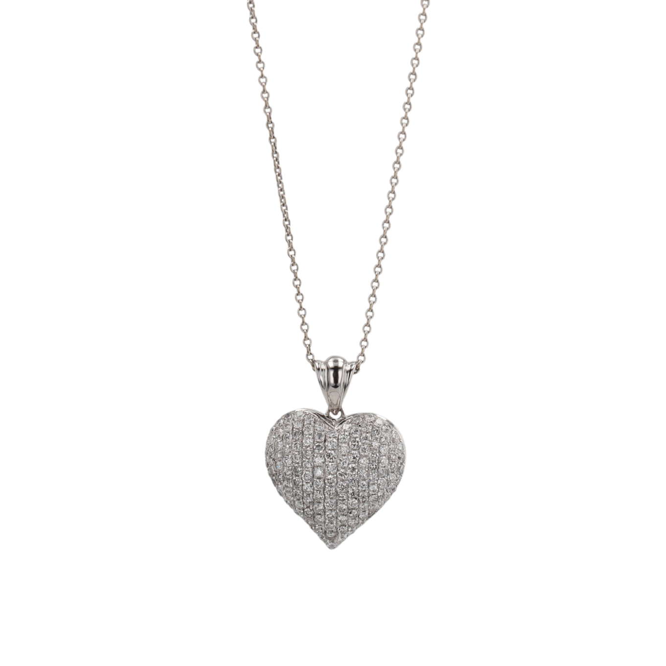 COLLIER_PENDENTIF__CŒUR_BOMBE_PAVE image