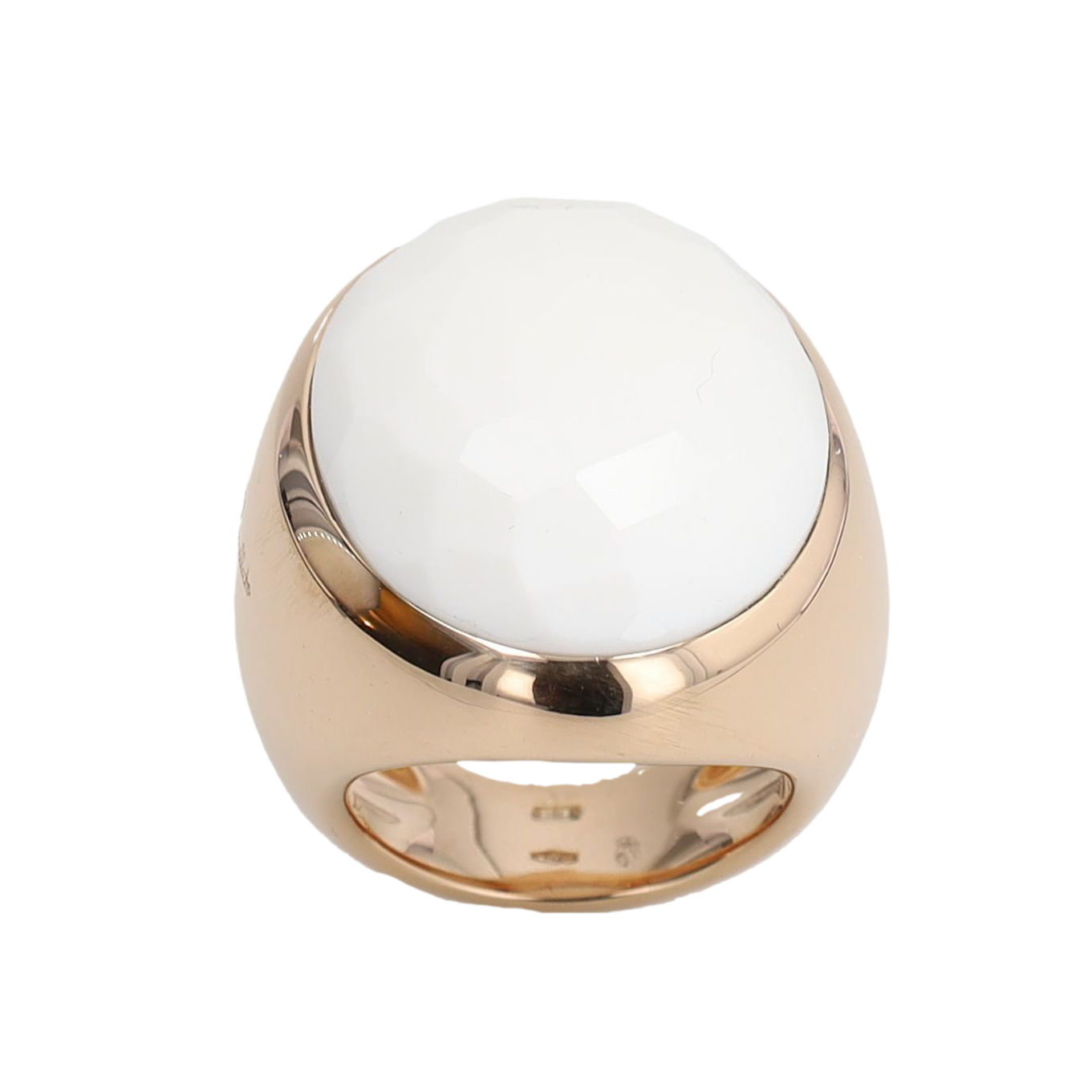 BAGUE_POMELLATO_AGATE_BLANCHE image