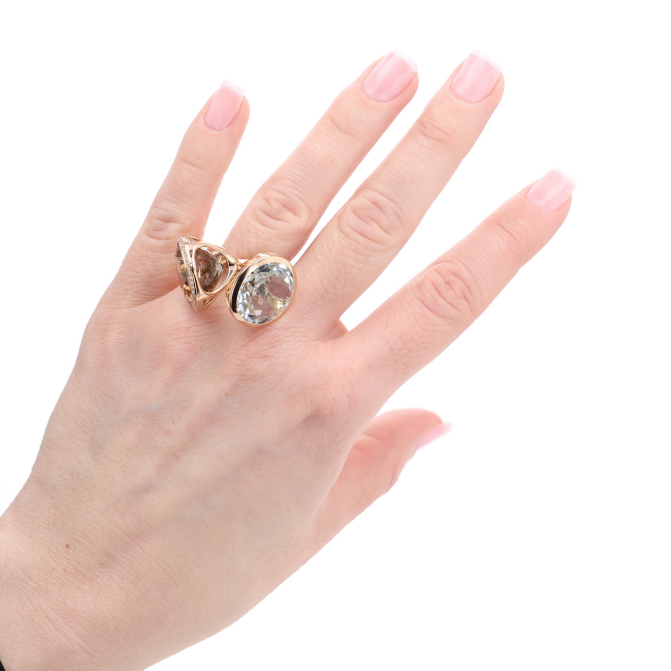BAGUE_GAVELLO_PAMPILLES_AIGUE-MARINE_ET_QUARTZ_FUME image
