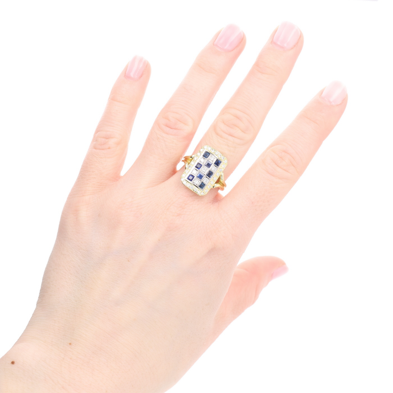BAGUE_DAMIER_SAPHIRS_ET_DIAMANTS image