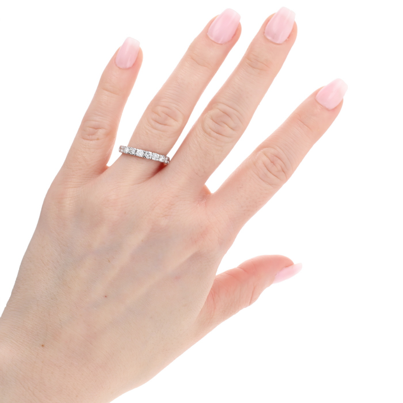 BAGUE_ALLIANCE_DEMI-ETERNITE_DIAMANTS_0.80_CT image