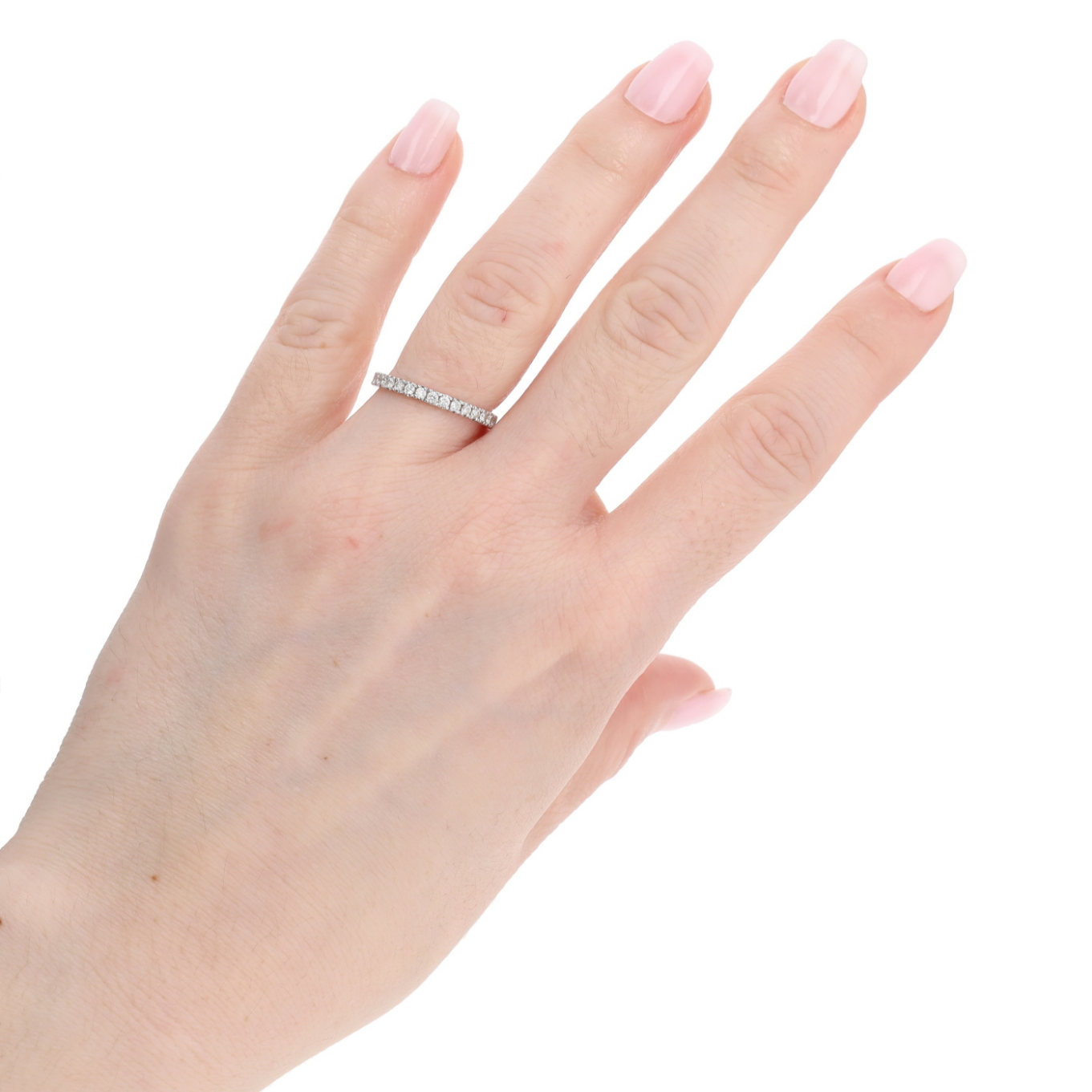 BAGUE_ALLIANCE_TOUR_COMPLET_DIAMANTS_0.58_CT image