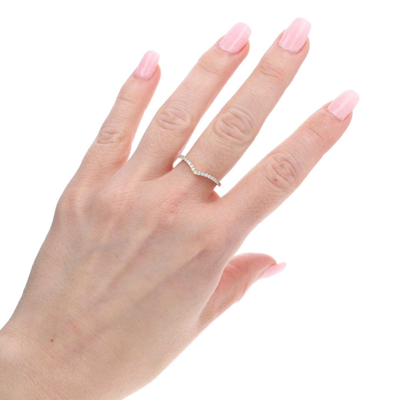 BAGUE_CHEVRON_DIAMANTS_0.17_CT image