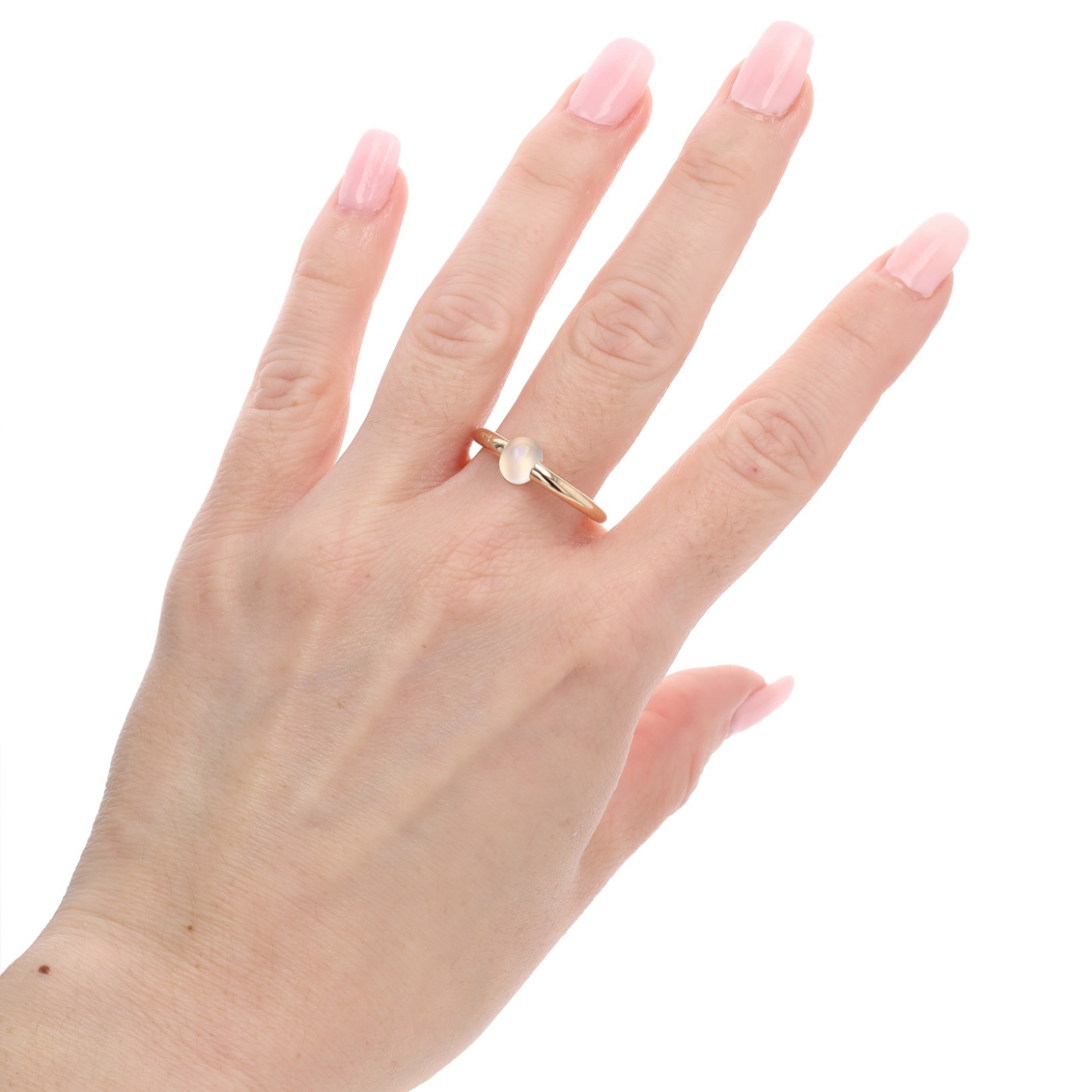 BAGUE_POMELLATO_M'AMA_NON_M'AMA_PIERRE_DE_LUNE_1.30_CT image