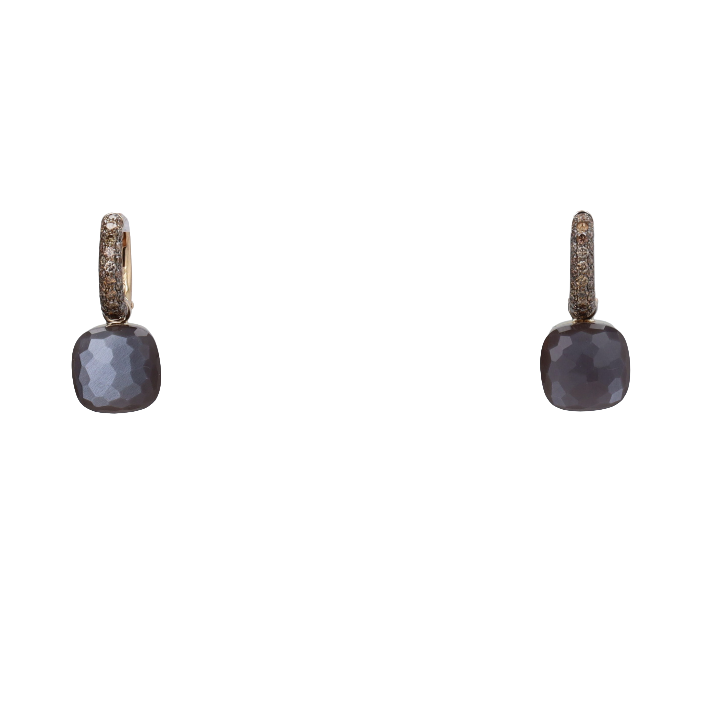 EARRINGS POMELLATO NUDO CLASSIC MOONSTONES 14.50 CT