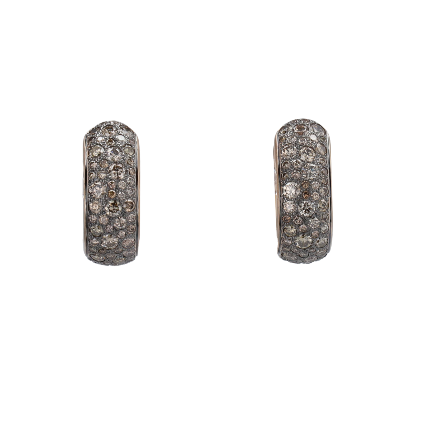 BOUCLES_D'OREILLES_POMELLATO_CATENE_DIAMANTS_3.47_CT image