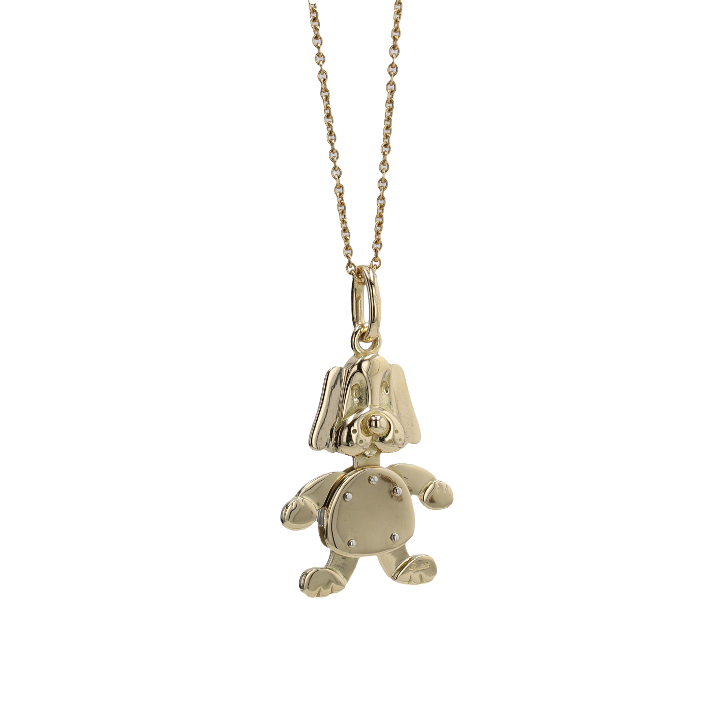 POMELLATO ARTICULATED DOG PENDANT NECKLACE