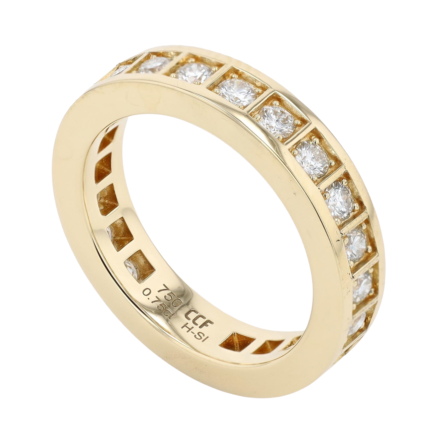 ALLIANCE_SERTI_BARRETTE_DIAMANTS_0.75_CT image