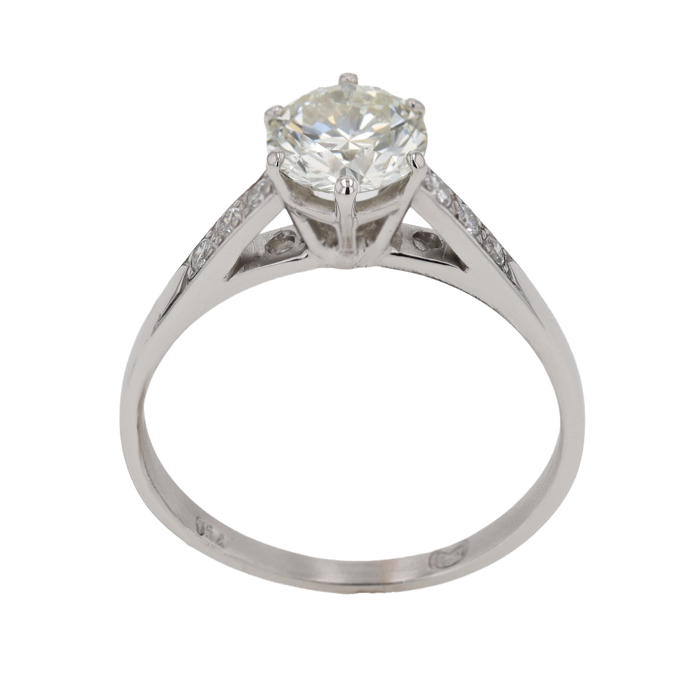 BAGUE_SOLITAIRE_EPAULE_DIAMANT_1.25_CT image