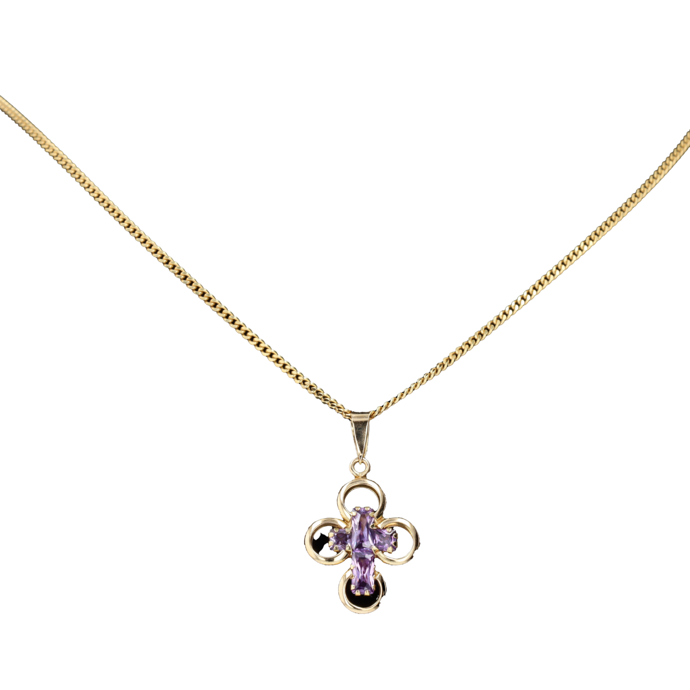 COLLIER_PENDENTIF_CROIX_AMETHYSTES image