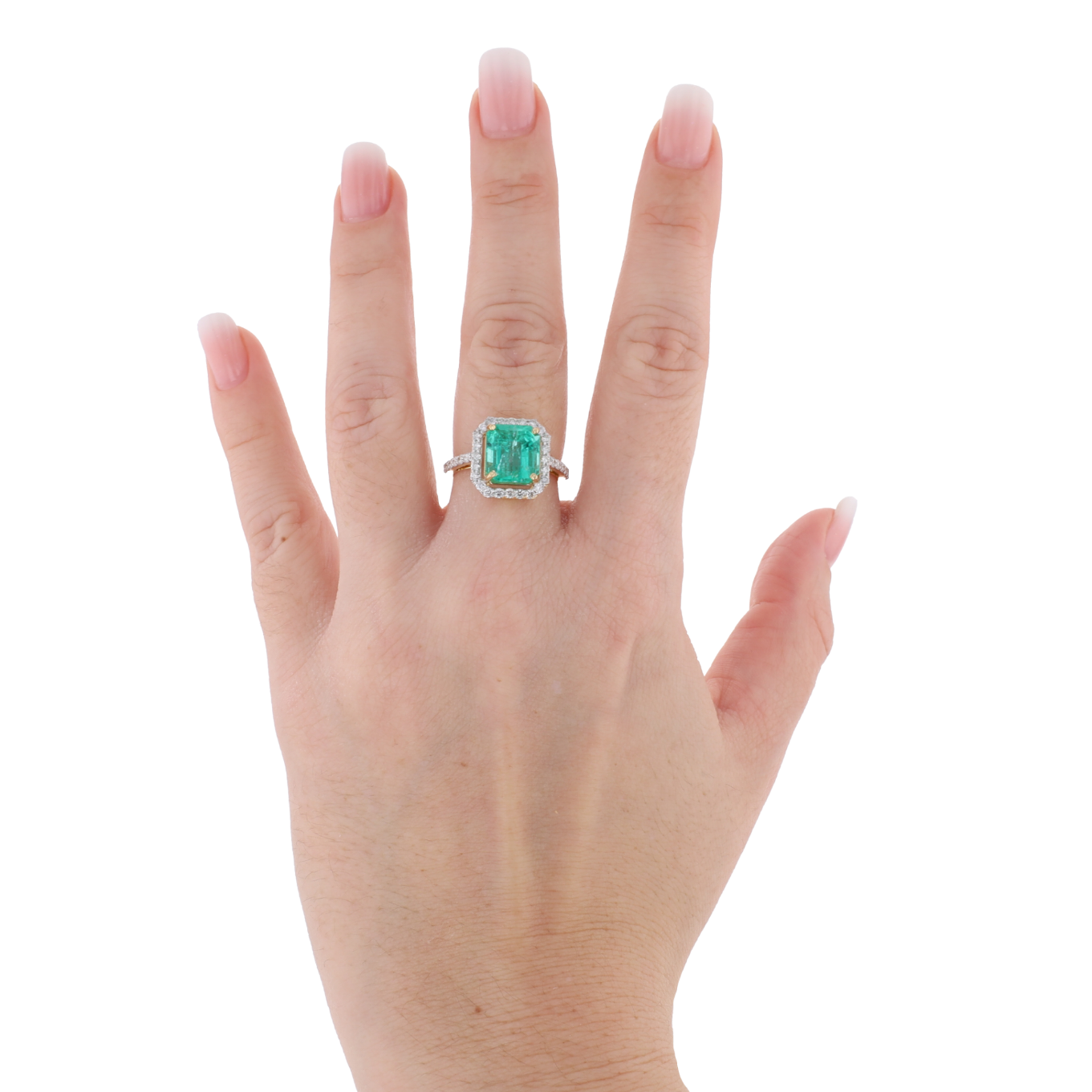 BAGUE_OR_JAUNE_EMERAUDE_ET_DIAMANTS image