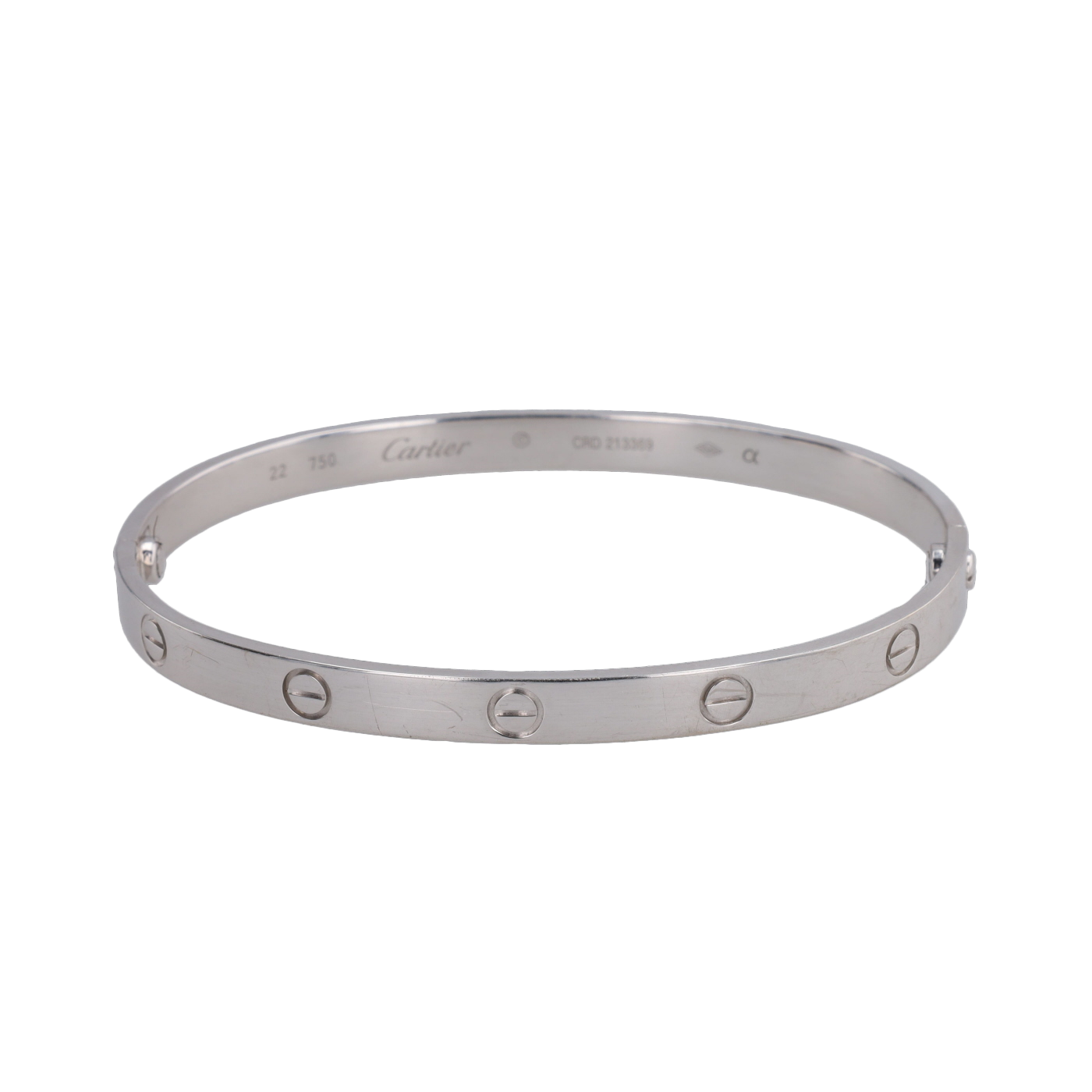 BRACELET CARIER LOVE WHITE GOLD