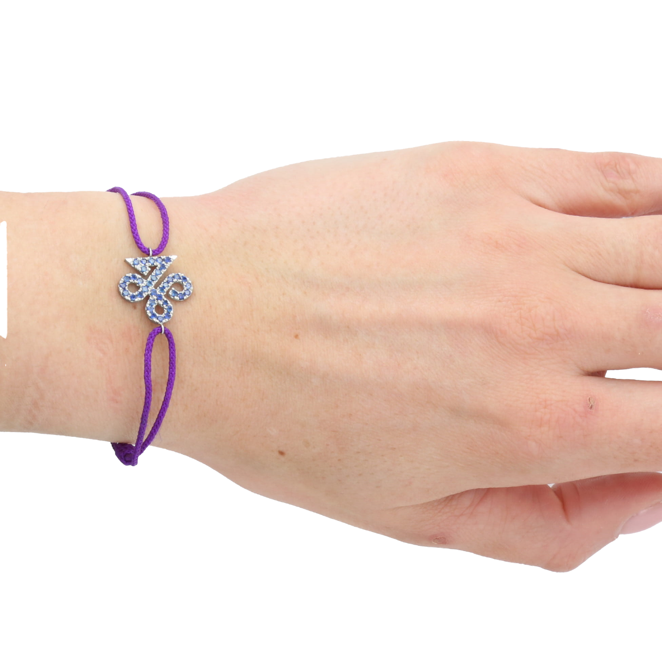 BRACELET_HASLER_TREFLE_SAPHIRS_PLATINE image