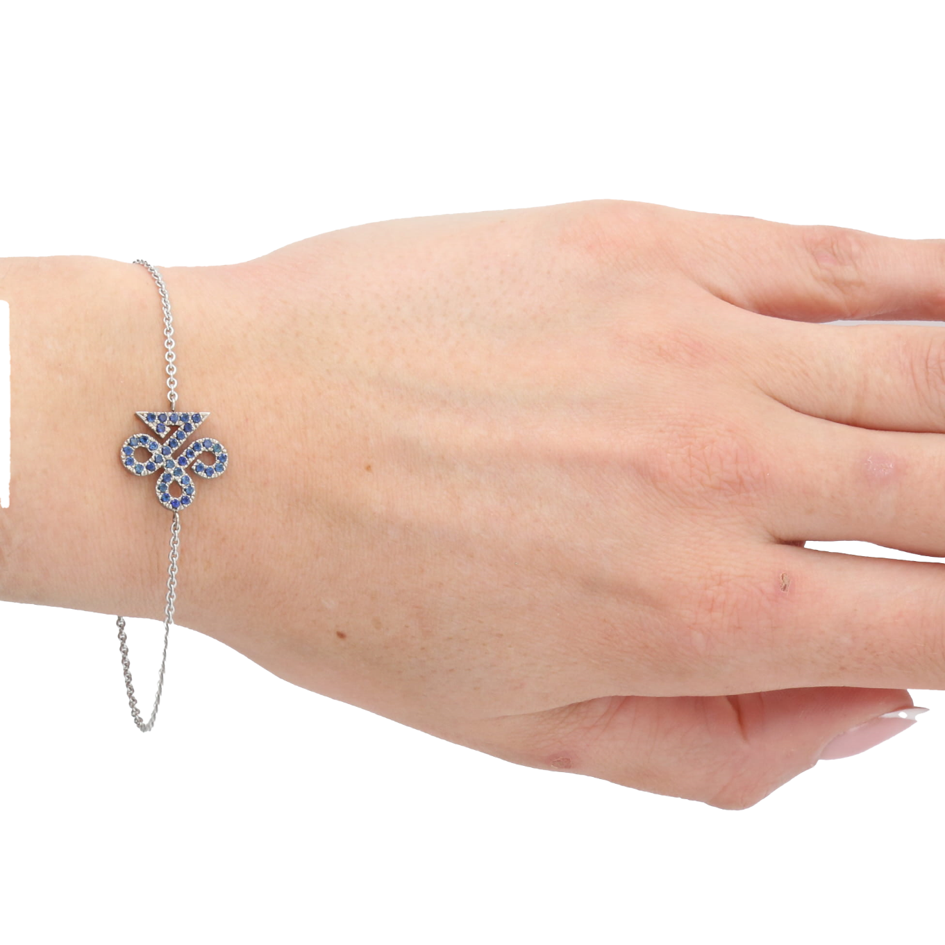 BRACELET_HASLER_TREFLE_SAPHIRS image