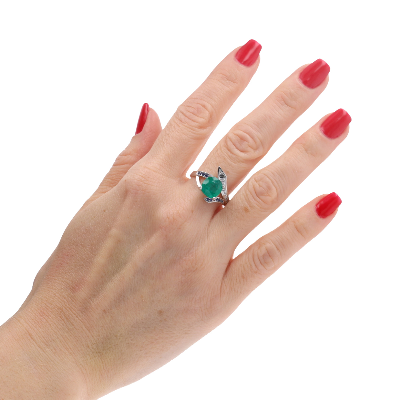 BAGUE_HASLER_EMERAUDE_ET_DIAMANTS_EN_OR_GRIS image