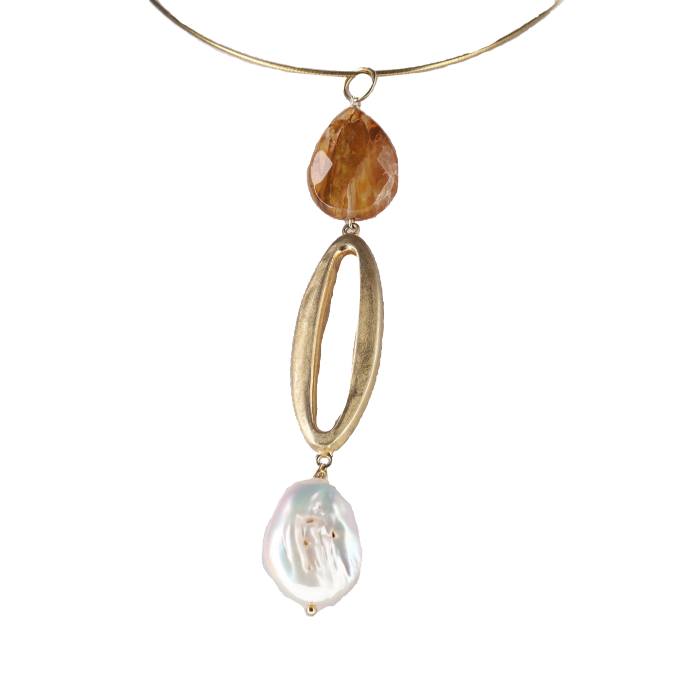 COLLIER_LELLA_RAS-DE-COU_QUARTZ_RUTILE_&_PERLE image