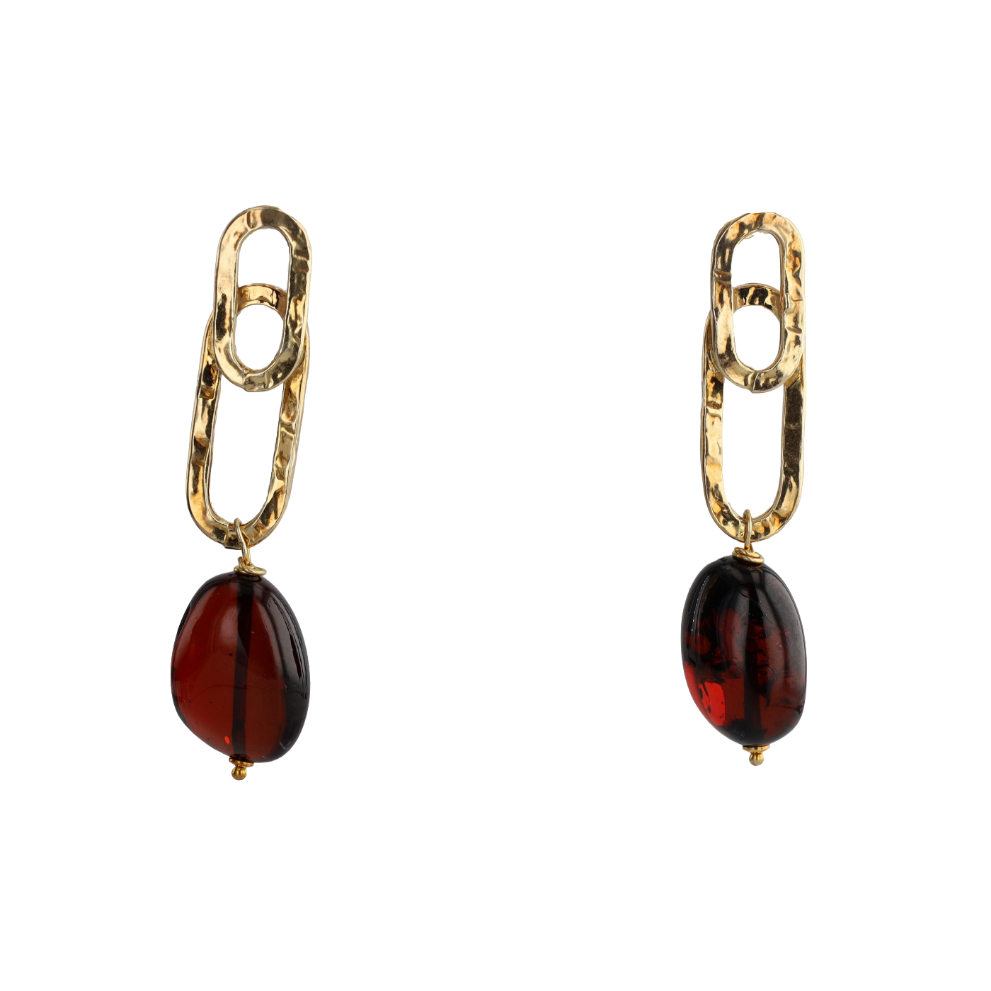 BOUCLES_D'OREILLES_MAILLONS_LELLA_AMBRE image