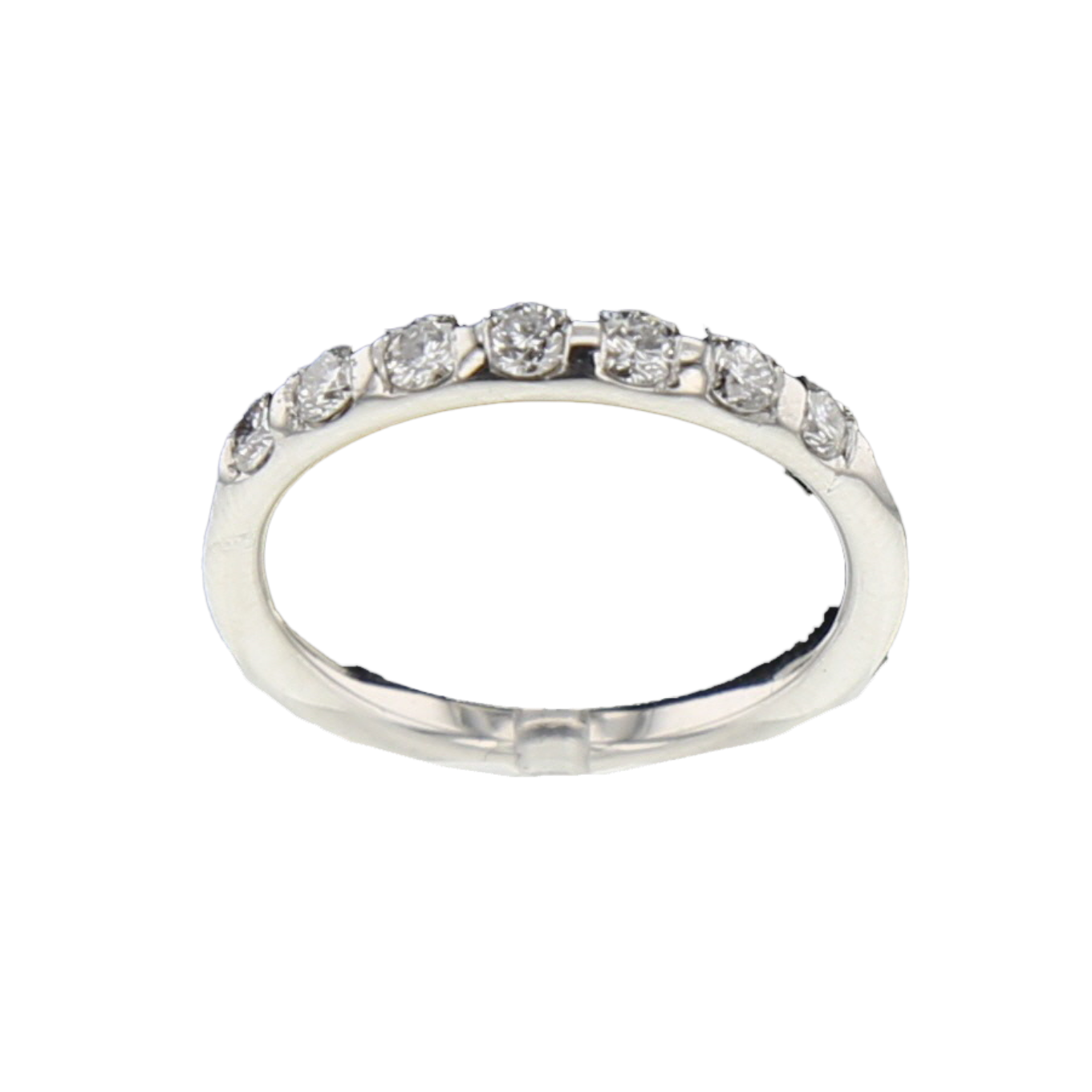 BAGUE_OR_BLANC_AVEC_7_DIAMANTS_0.06CARATS image