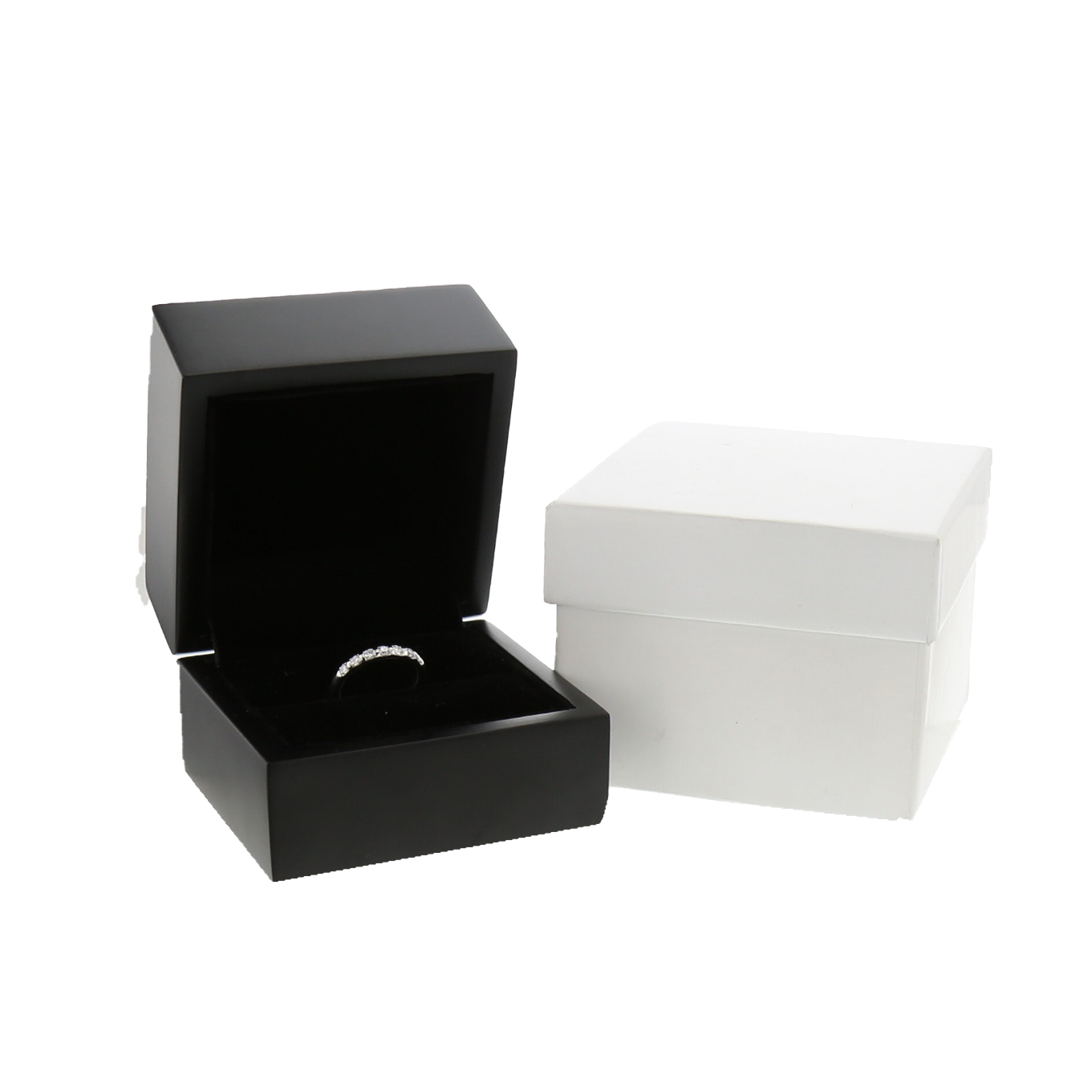 BAGUE_OR_BLANC_AVEC_7_DIAMANTS_0.06CARATS image