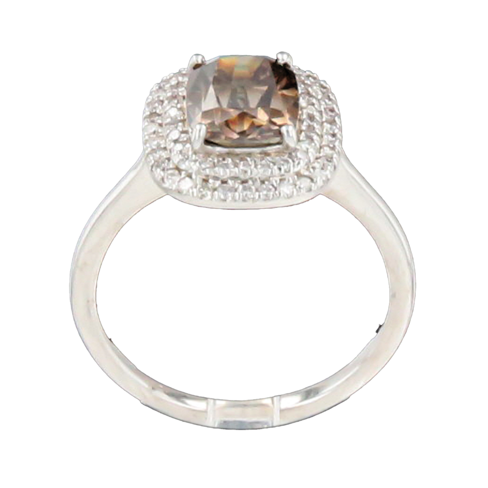 BAGUE_OR_GRIS_14_CARATS_TAILLE_COUSSIN image
