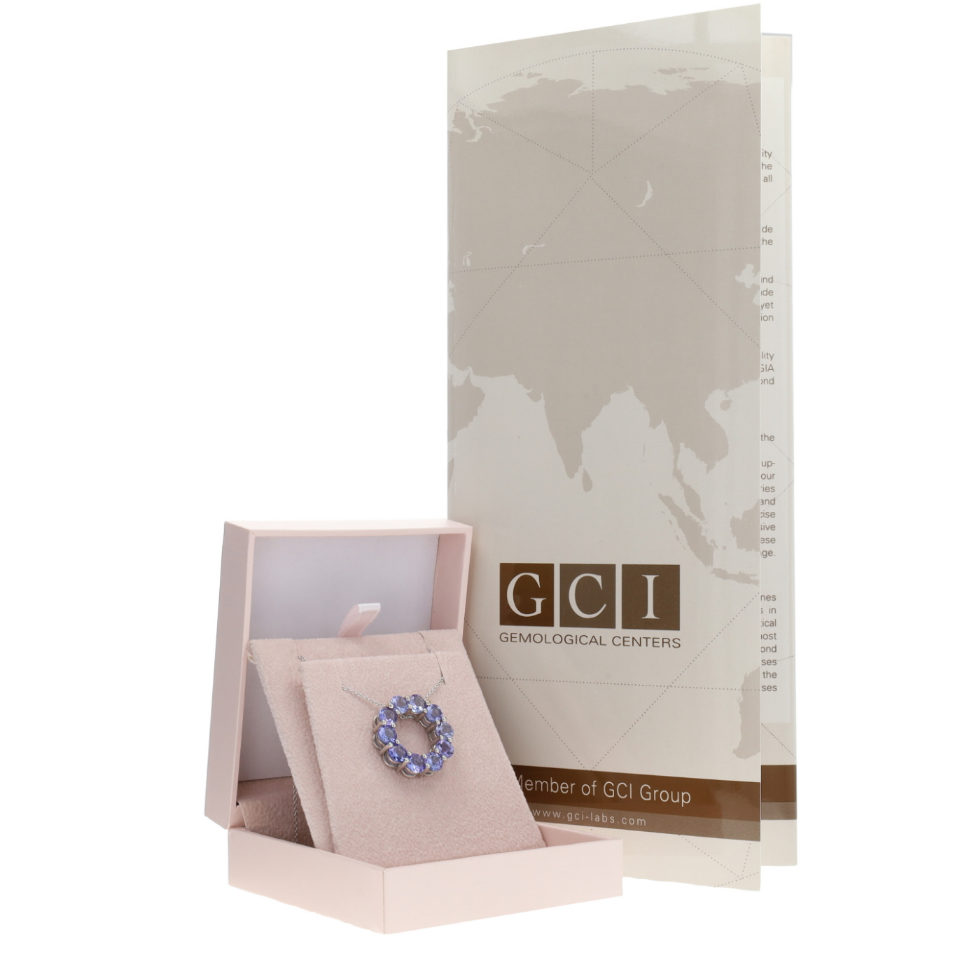 COLLIER_PENDENTIF_CERCLE_TANZANITES_5.52_CT image