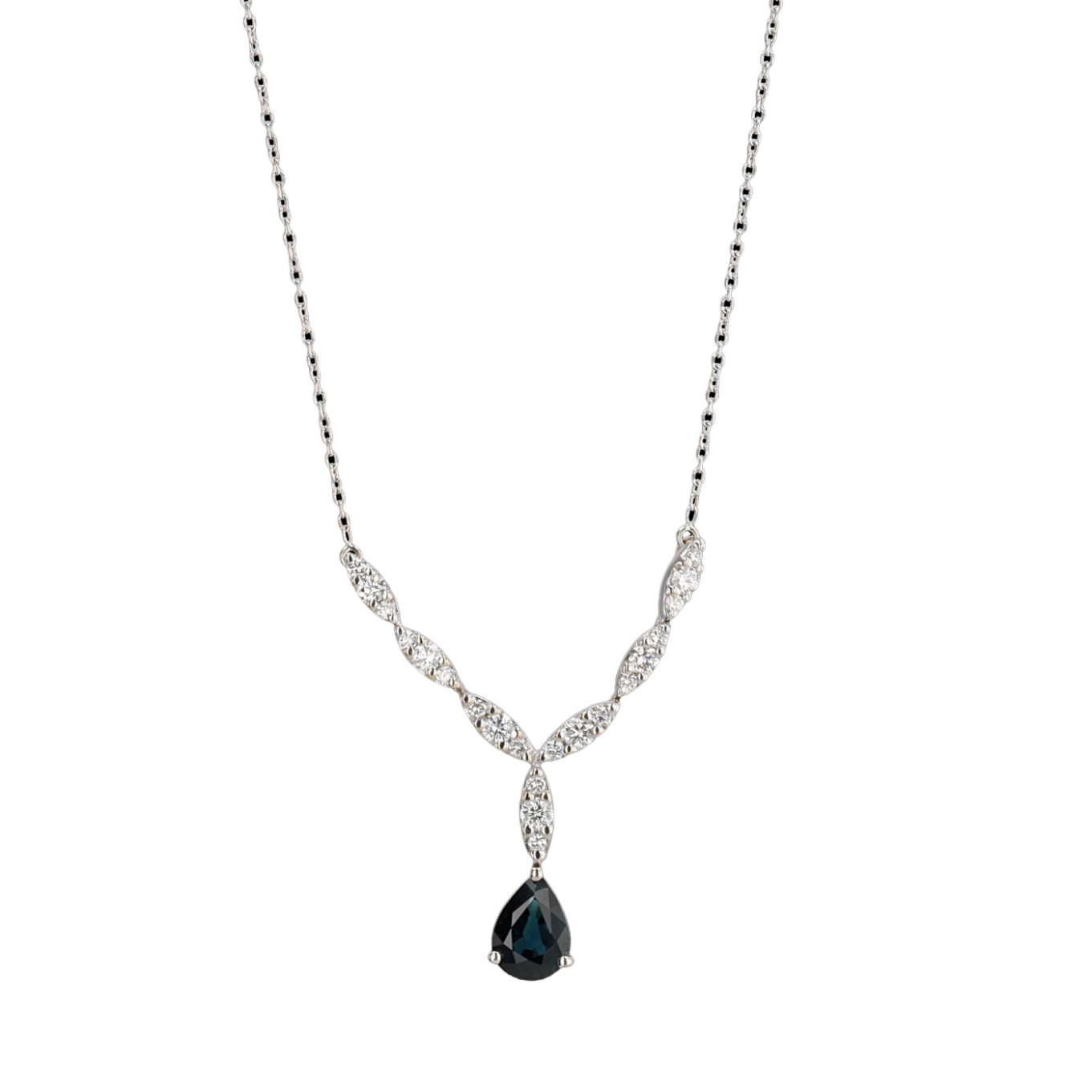 COLLIER_OR_GRIS_SAPHIRS_ET_DIAMANTS image