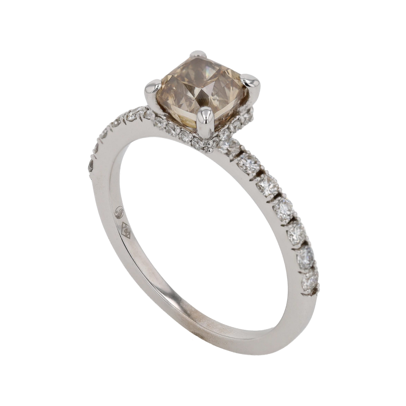 BAGUE_SOLITAIRE_DIAMANT_FANCY_DEEP_BROWN_1.50_CT image
