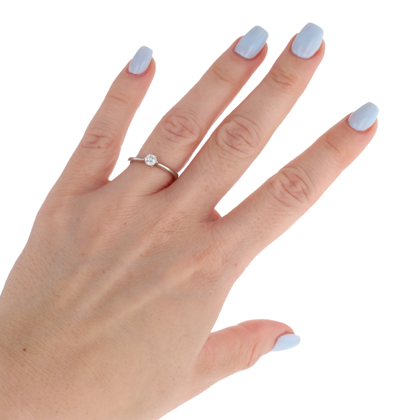 BAGUE_SOLITAIRE_OR_GRIS_0.28_CARATS image