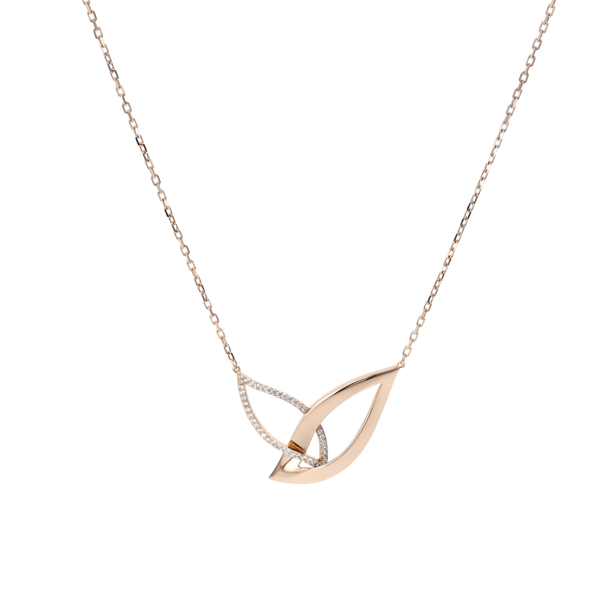COLLIER PENDENTIF DIAMANTS 0.40 CT