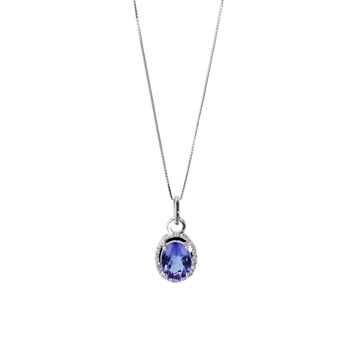 COLLIER_PENDENTIF_TANZANITE_DIAMANTS image