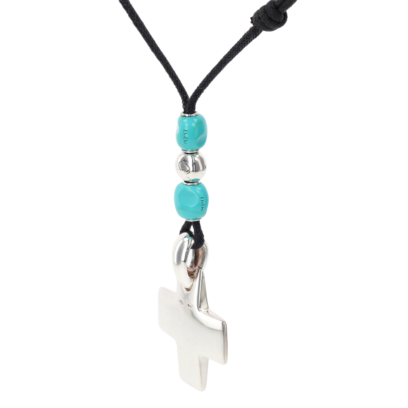 COLLIER_DODO_CROIX_TURQUOISE image
