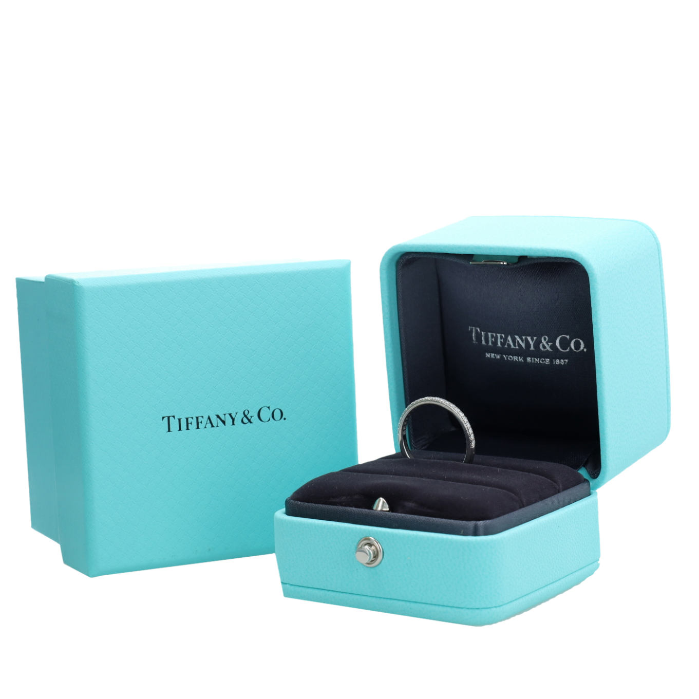ALLIANCE_DEMI-TOUR_COMPLET_TIFFANY_&_CO_EN_PLATINE_ET_DIAMANTS image