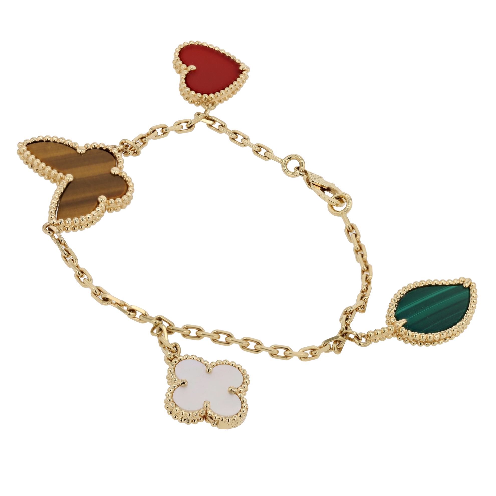 BRACELET VAN CLEEF & ARPELS LUCKY ALHAMBRA 4 MOTIFS