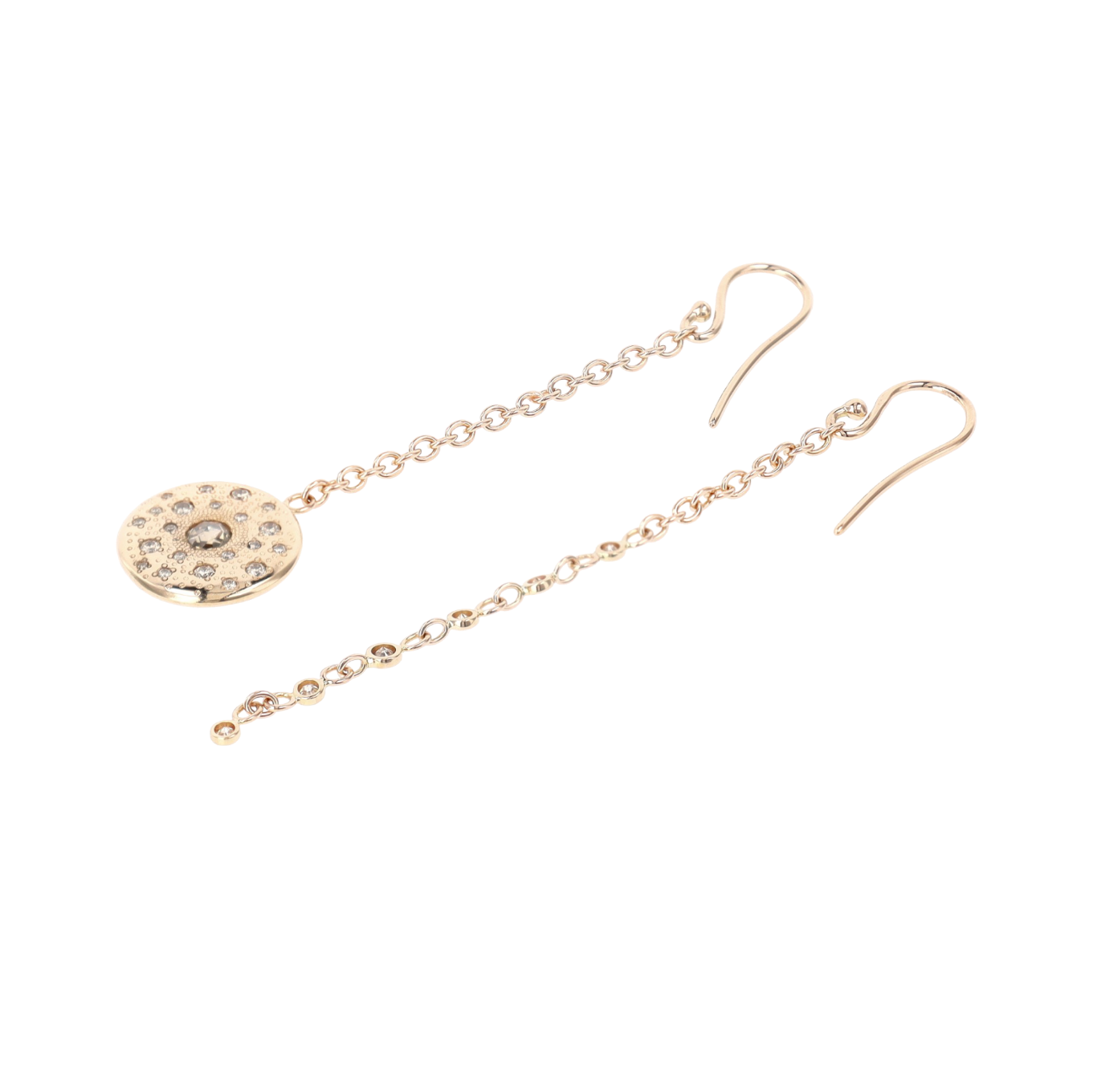 PARURE_SAUTOIR_ET_BOUCLES_D'OREILLES_ASYMETRIQUES_DIAMANTS_1.20_CT image