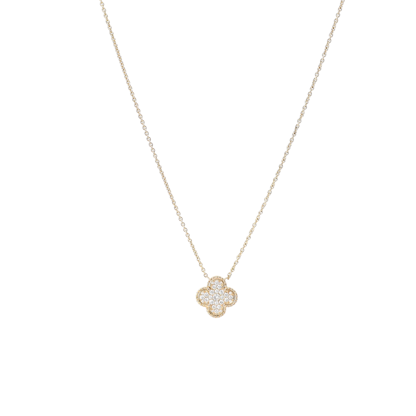 COLLIER_PENDENTIF_QUADRILOBE_DIAMANTS_0,60_CT image