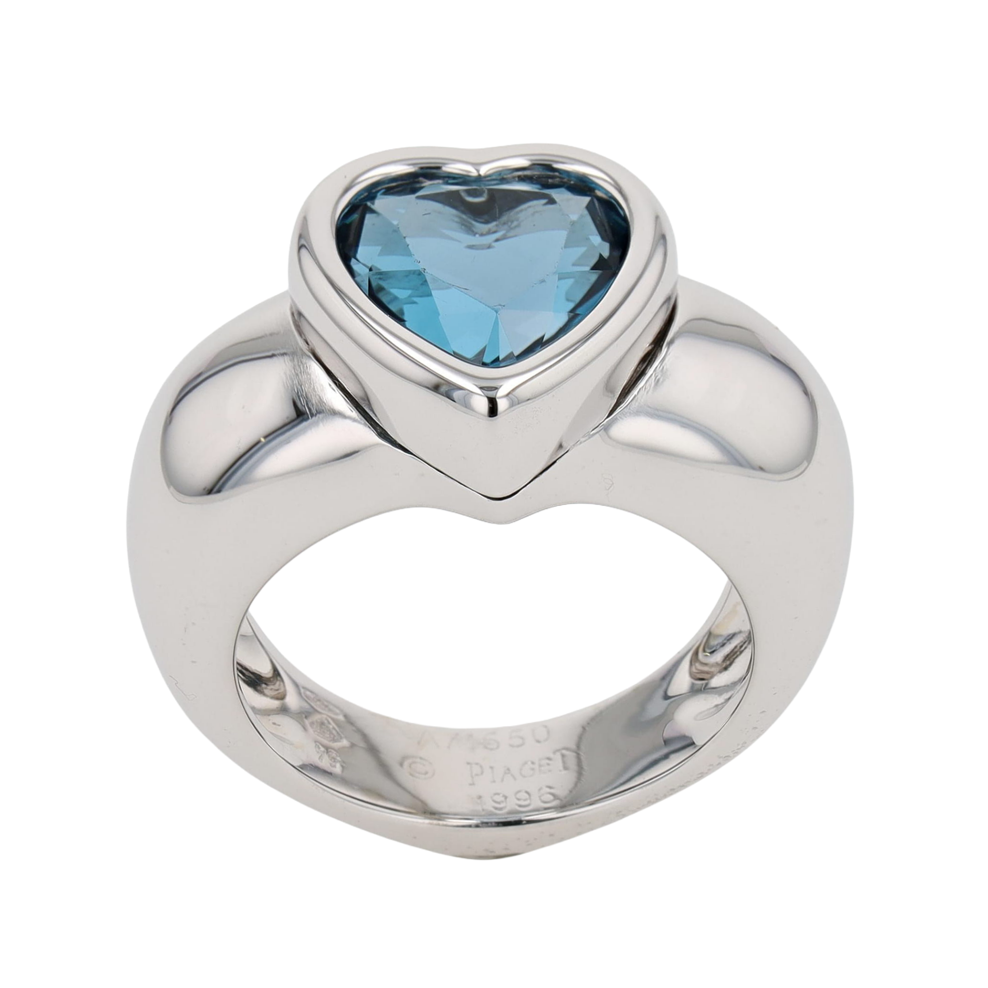 BAGUE PIAGET CŒUR TOPAZE 3.30 CT